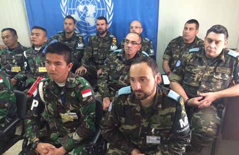 Second Road Safety Training Session For the UN Spanish Troops